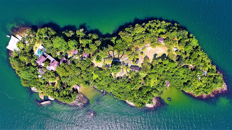 Aluguel de ilha luxuosa em Angra dos Reis